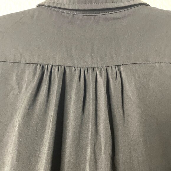 Free People Best of Both Worlds Black Sheer Long Sleeve Button-Down Blouse XS - Picture 5 of 9